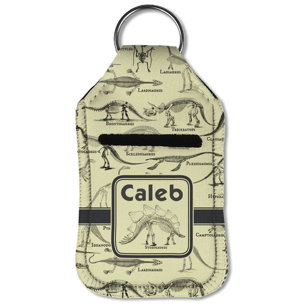 Dinosaur Skeletons Sanitizer Holder Keychain - Small (Front Flat)