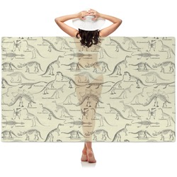 Dinosaur Skeletons Sheer Sarong