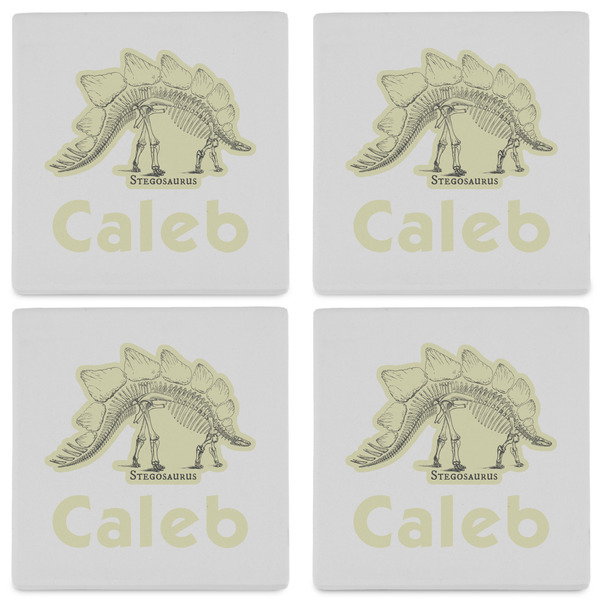 Dinosaur Skeletons Set of 4 Sandstone Coasters - See All 4 View