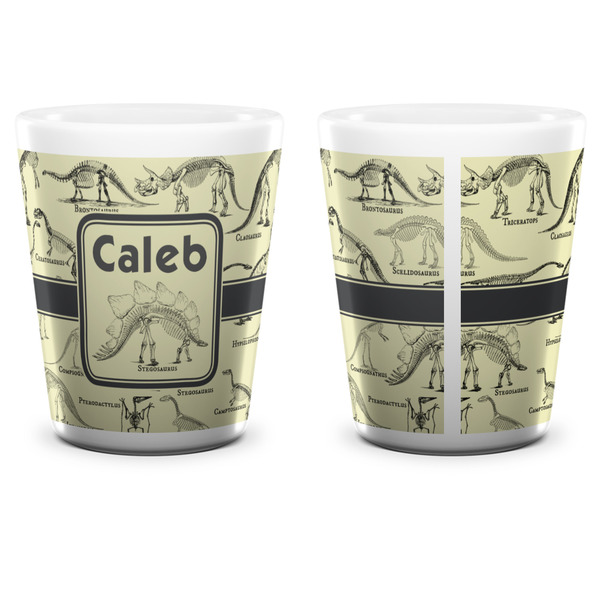 Dinosaur Skeletons Shot Glass - White - APPROVAL