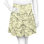 Dinosaur Skeletons Skater Skirt - X Large