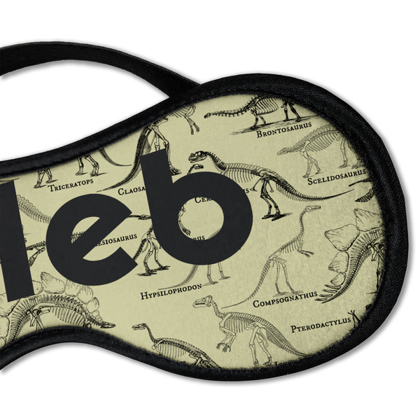 Dinosaur Skeletons Sleeping Eye Mask - DETAIL Large