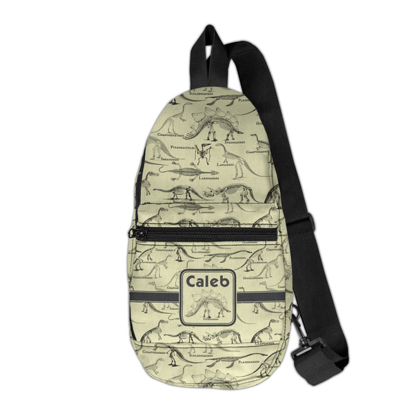 Custom Dinosaur Skeletons Sling Bag (Personalized)