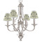 Dinosaur Skeletons Small Chandelier Shade - LIFESTYLE (on chandelier)