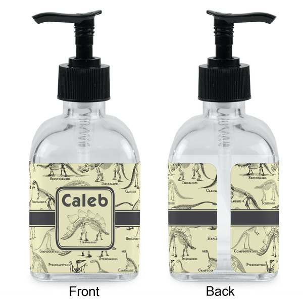 Dinosaur Skeletons Glass Soap/Lotion Dispenser - Approval