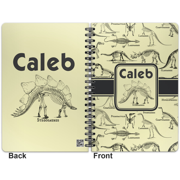 Dinosaur Skeletons Spiral Journal 7 x 10 - Apvl