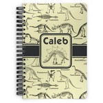 Dinosaur Skeletons Spiral Notebook - 7x10 w/ Name or Text