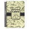 Dinosaur Skeletons Spiral Notebook (Personalized)