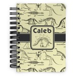 Dinosaur Skeletons Spiral Notebook - 5x7 w/ Name or Text