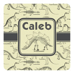 Dinosaur Skeletons Square Decal - Large (Personalized)