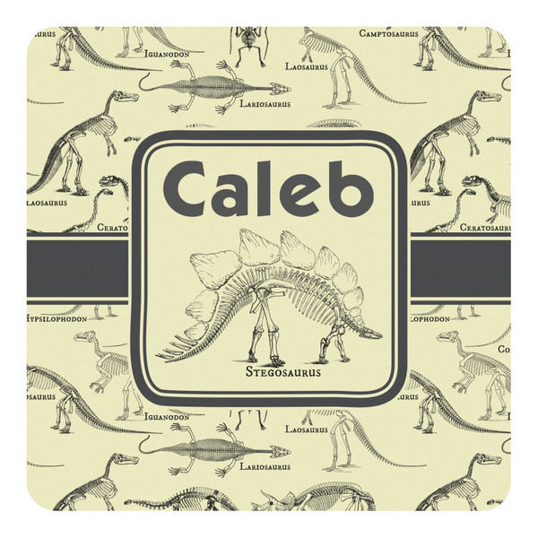 Custom Dinosaur Skeletons Square Decal - Medium (Personalized)