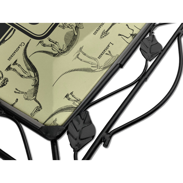 Dinosaur Skeletons Square Trivet - Detail