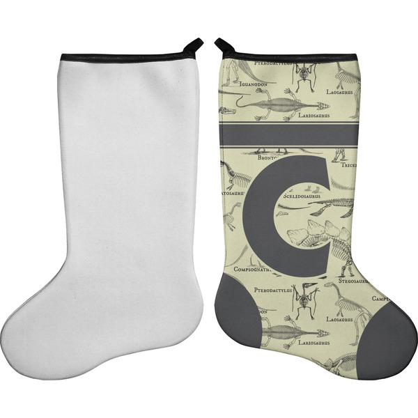 Dinosaur Skeletons Stocking - Single-Sided - Approval