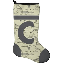 Dinosaur Skeletons Holiday Stocking - Single-Sided - Neoprene (Personalized)