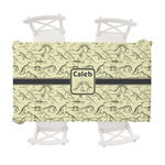 Dinosaur Skeletons Tablecloth - 58"x102" (Personalized)