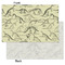 Dinosaur Skeletons Tissue Paper - Heavyweight - Small - Front & Back
