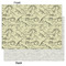 Dinosaur Skeletons Tissue Paper - Lightweight - Large - Front & Back
