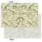 Dinosaur Skeletons Tissue Paper - Lightweight - Small - Front & Back