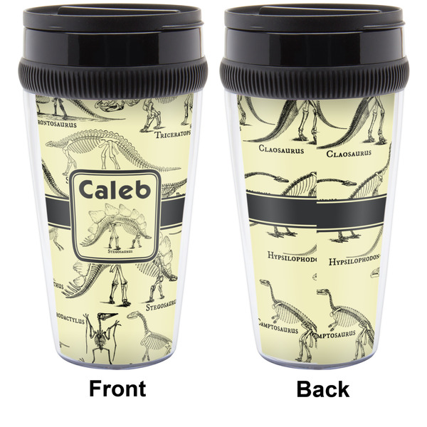 Dinosaur Skeletons Travel Mug Approval (Personalized)