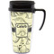 Dinosaur Skeletons Acrylic Travel Mug with Handle (Personalized)