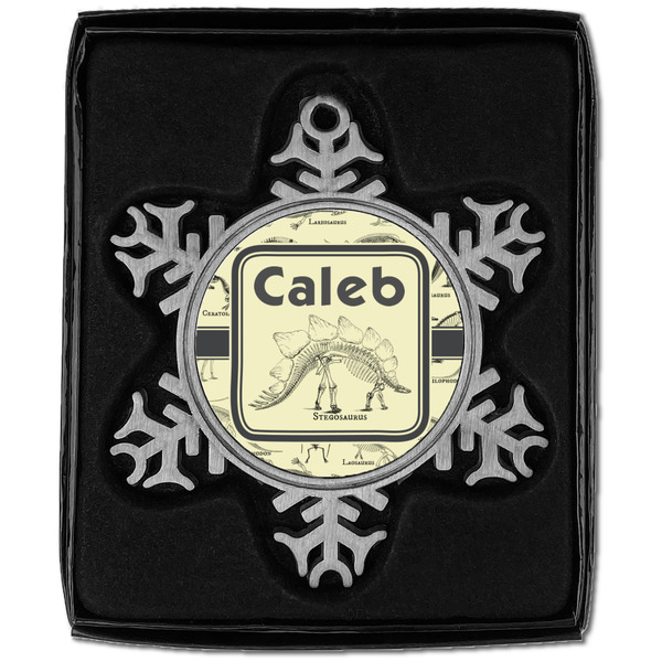 Dinosaur Skeletons Vintage Snowflake - In box