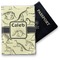 Dinosaur Skeletons Vinyl Passport Holder (Personalized)