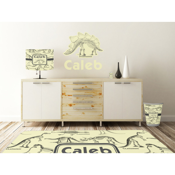 Dinosaur Skeletons Wall Graphic Decal Wooden Desk