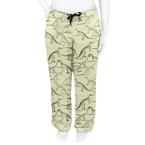 Dinosaur Skeletons Women's Pj on model - Front