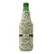 Dinosaur Skeletons Zipper Bottle Cooler - FRONT (bottle)
