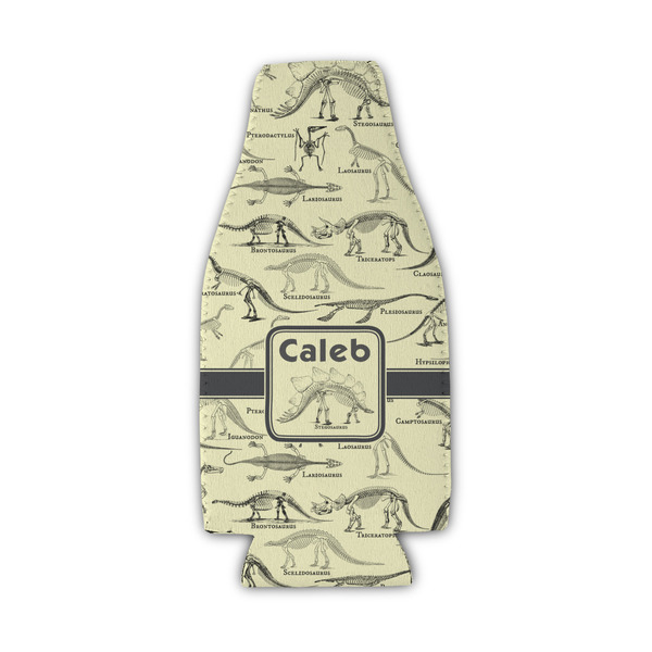 Custom Dinosaur Skeletons Zipper Bottle Cooler (Personalized)