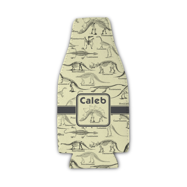 Dinosaur Skeletons Zipper Bottle Cooler - Set of 4 - FRONT