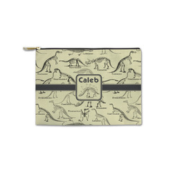 Dinosaur Skeletons Zipper Pouch - Small - 8.5"x6" (Personalized)