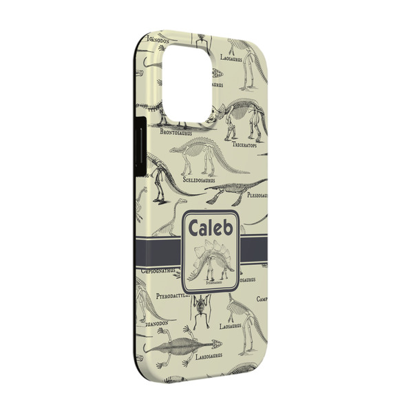 Custom Dinosaur Skeletons iPhone Case - Rubber Lined - iPhone 13 Pro (Personalized)