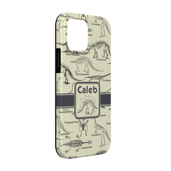Custom Dinosaur Skeletons iPhone Case - Rubber Lined - iPhone 13 (Personalized)