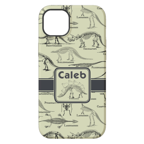 Dinosaur Skeletons iPhone 14 Plus Tough Case - Back