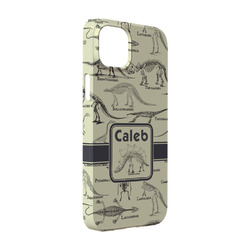 Dinosaur Skeletons iPhone Case - Plastic - iPhone 14 Pro (Personalized)