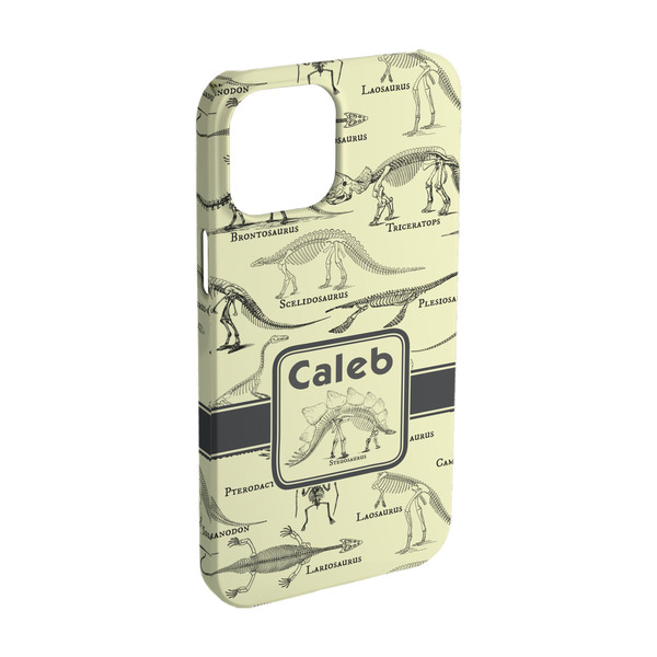 Custom Dinosaur Skeletons iPhone Case - Plastic - iPhone 15 Pro (Personalized)