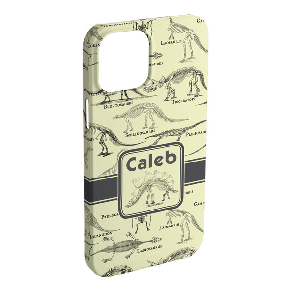 Custom Dinosaur Skeletons iPhone Case - Plastic (Personalized)