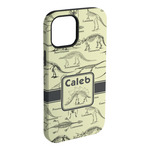Dinosaur Skeletons iPhone Case - Rubber Lined (Personalized)
