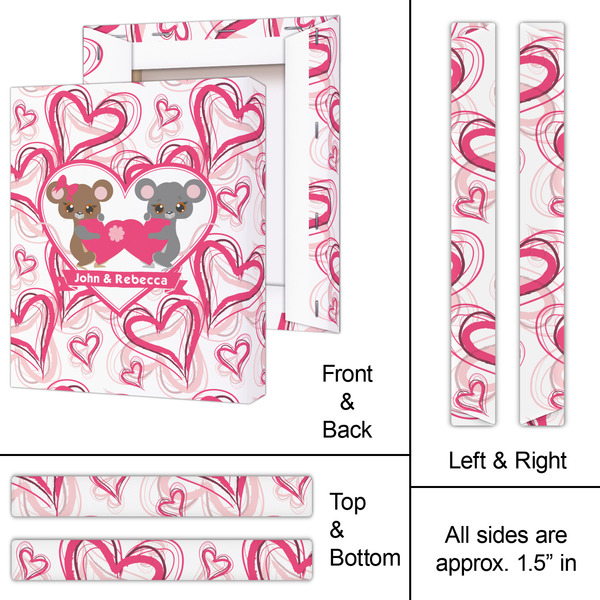 Valentine's Day 11x14 - Canvas Print - Approval