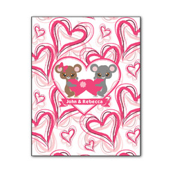 Valentine's Day Wood Print - 11x14 (Personalized)