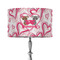 Valentine's Day 12" Drum Lampshade - ON STAND (Fabric)