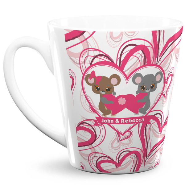 Custom Valentine's Day 12 Oz Latte Mug (Personalized)