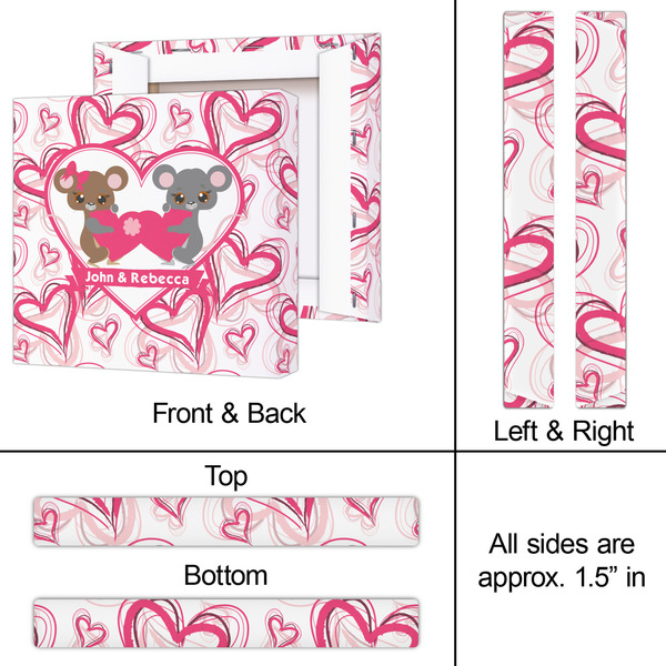 Valentine's Day 12x12 - Canvas Print - Approval