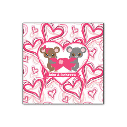 Valentine's Day Wood Print - 12x12 (Personalized)