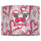 Valentine's Day 16" Drum Lampshade - FRONT (Fabric)