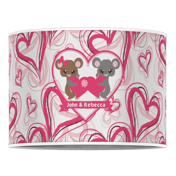Valentine's Day 16" Drum Lampshade - FRONT (Poly Film)