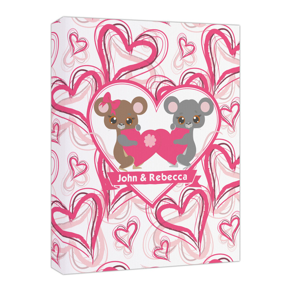 Custom Valentine's Day Canvas Print - 16x20 (Personalized)