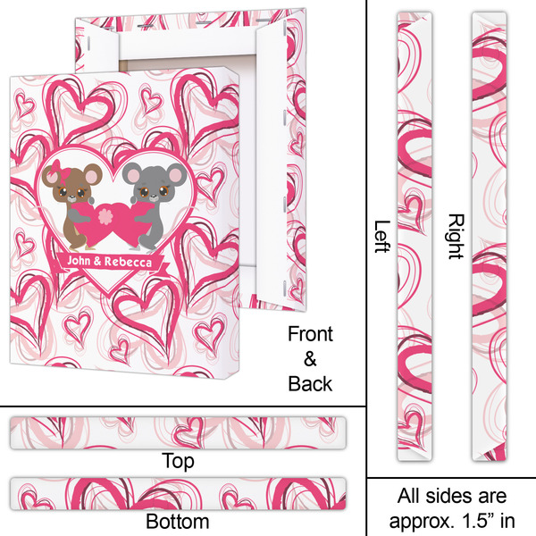 Valentine's Day 16x20 - Canvas Print - Approval