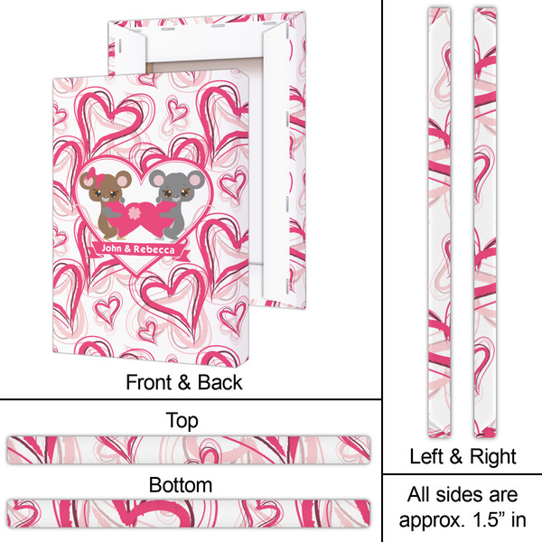 Valentine's Day 20x30 - Canvas Print - Approval